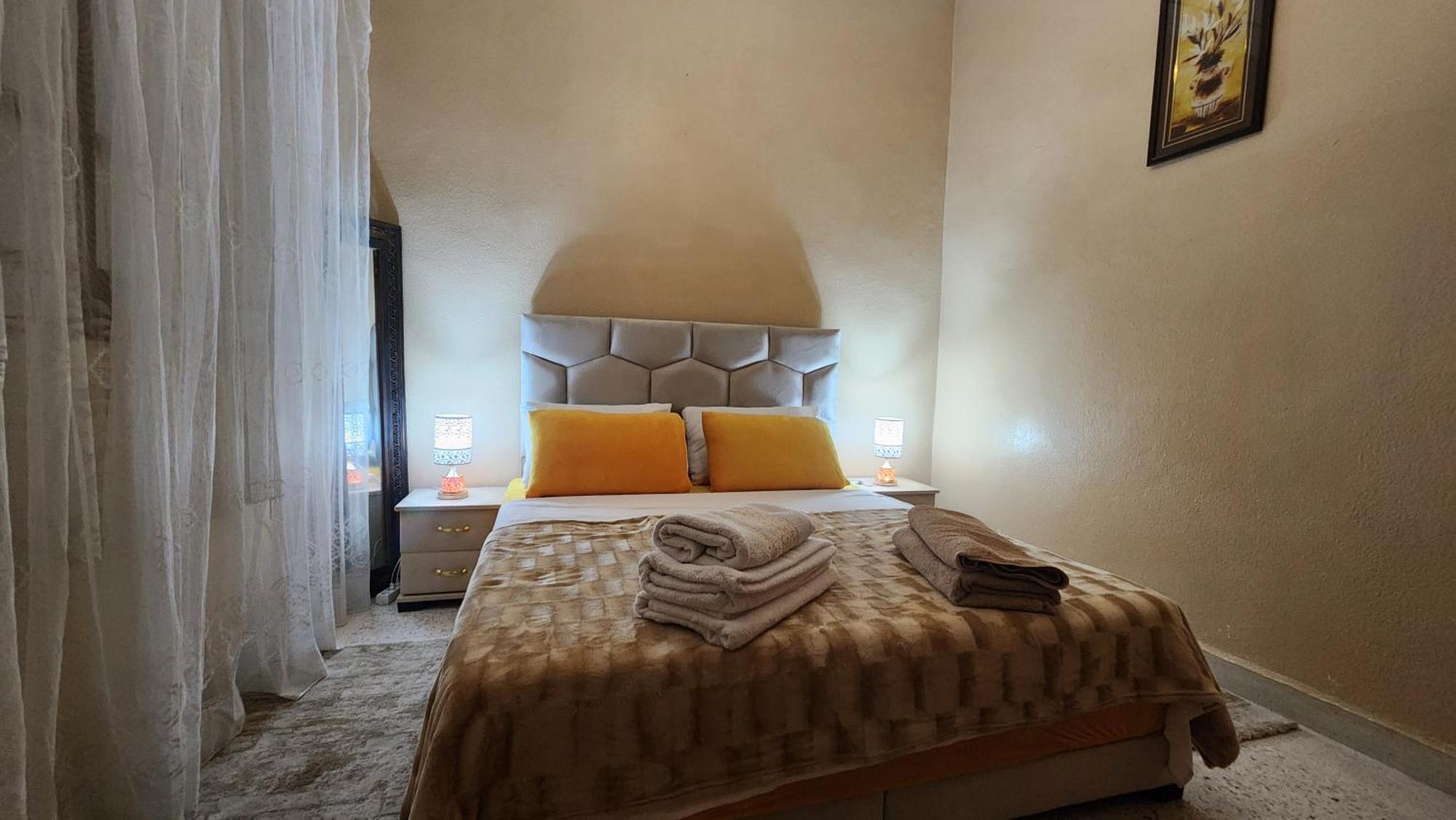 Appartement Riad 5Min A Pied De L'Aeroport Marrákes Kültér fotó