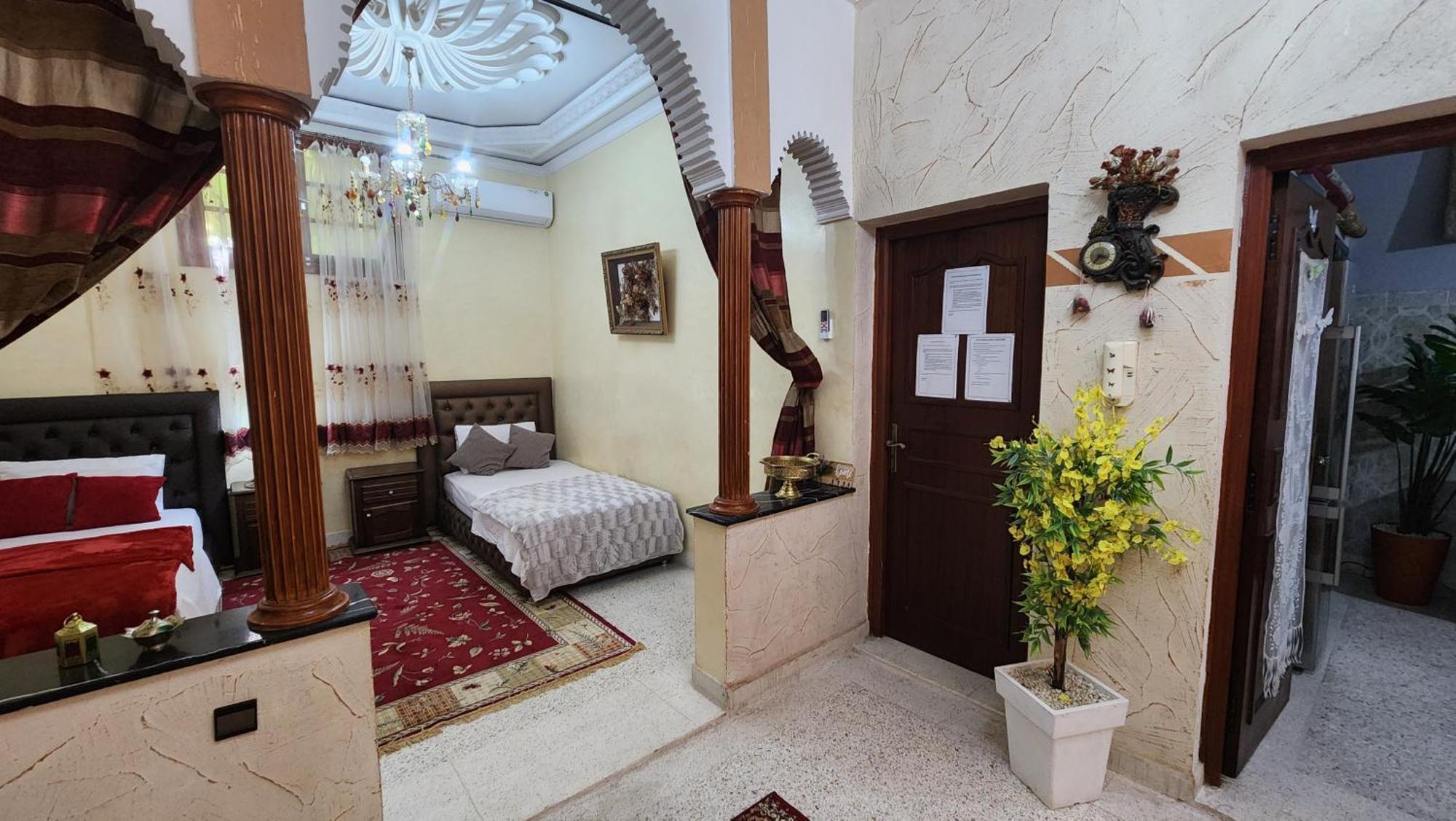 Appartement Riad 5Min A Pied De L'Aeroport Marrákes Kültér fotó
