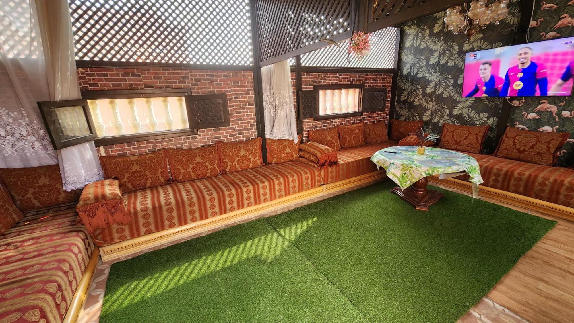Appartement Riad 5Min A Pied De L'Aeroport Marrákes Kültér fotó