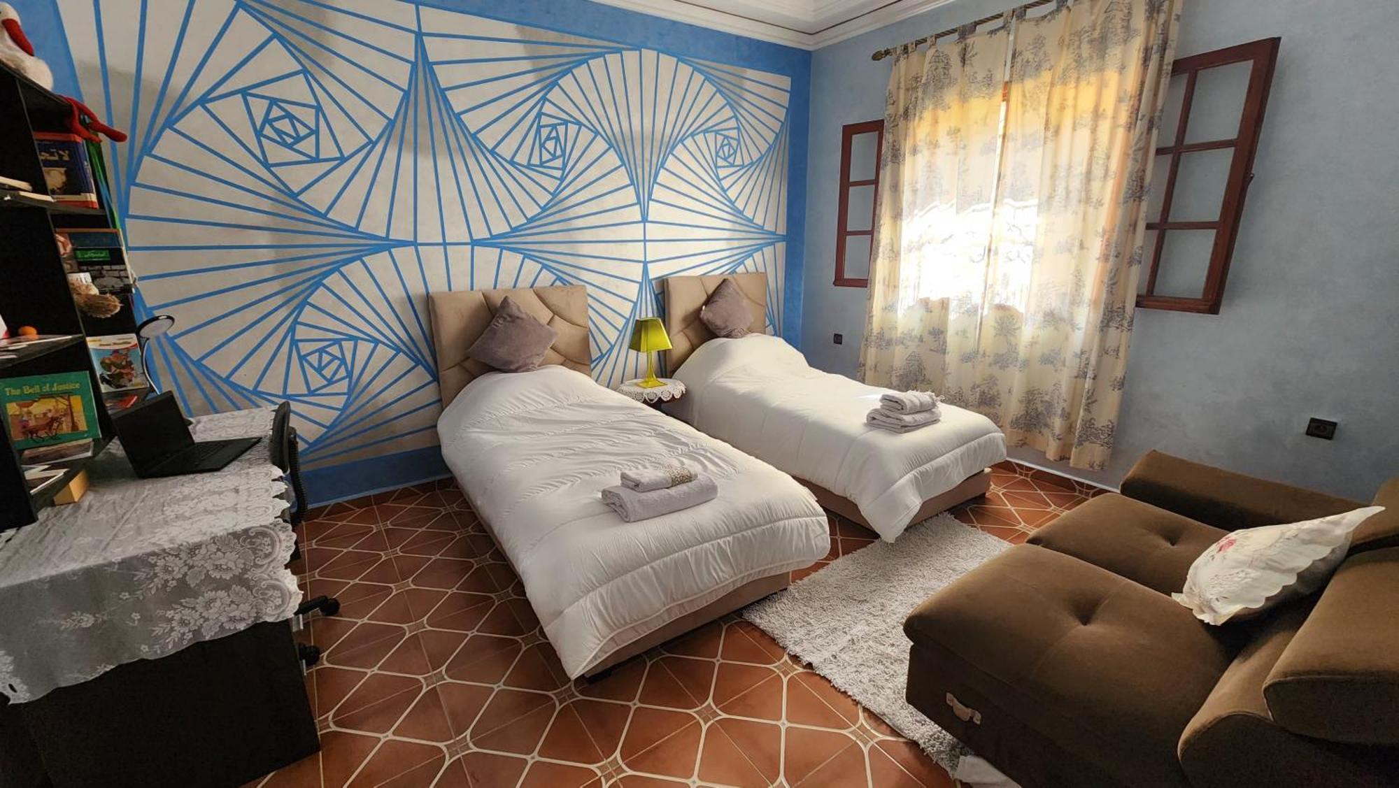 Appartement Riad 5Min A Pied De L'Aeroport Marrákes Kültér fotó